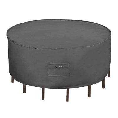 China Wholesale UV Resistant Waterproof Round Table Patio Garden Furniture Waterproof Outdoor Cover for sale