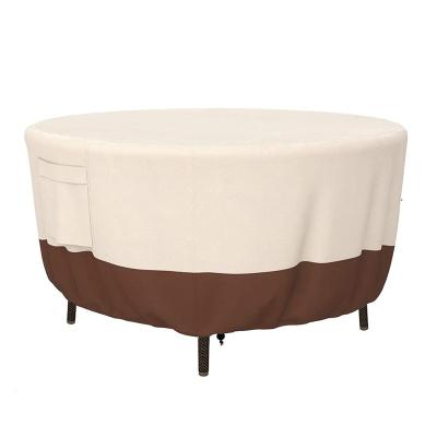 China Wholesale UV Resistant and Waterproof Oxford the Round Table Furniture Cover Waterproof Patio Furniture Cover for Outdoor for sale