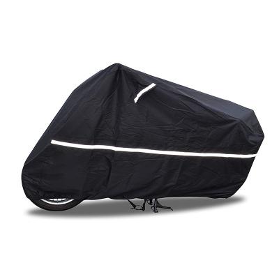 China OEM 210D Oxford Heavy Duty and Waterproof Fabric Wholesale High Quality Outdoor UV Protection Motorcycle Dustproof Waterproof Cover for sale