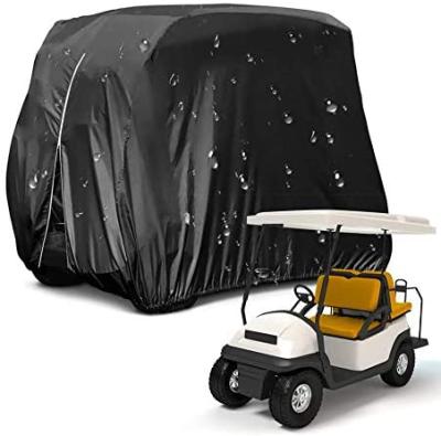 China Heavy Duty Waterproof Rain UV Protection And Dust Prevention 4 Passenger Golf Cart Outdoor Waterproof Cover for sale