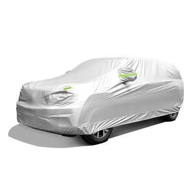 China Universal Sedan Sun Heat Cover Full Car UV Cover Scratch-Resistant Anti-UV Dustproof Outdoor UV Resistant Waterproof Protective Car Cover for sale