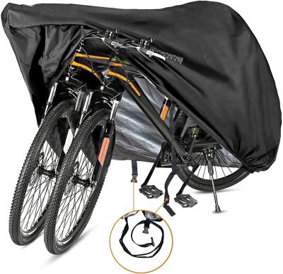 China Customized Wholesale 210D/420D/600D Heavy Duty Waterproof Polyester Universal Outdoor UV Protection Waist Bike Cover Durable Waterproof UV Cover for sale