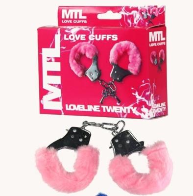 China Sex fun for couples & New Lovers Adult Sex Product Sexy Handcuffs With Pink Fur For Couples for sale