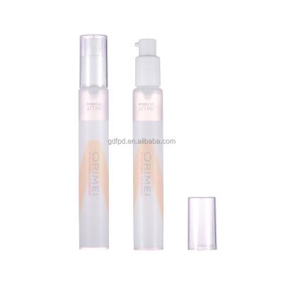 China Squeeze cosmetic pe cosmetic tube with airless pump for eye cream packaging for sale