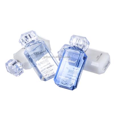 China Home Hotel Spa Aireline Hospital Luxury Acrylic PET Amenities Diamond Cap Empty 50ml Acrylic Displacement Bottle for sale