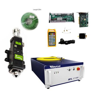 China For Metals Cutting Fiber Laser Source+Laser Cutting Head+Fiber Laser Cutting System+Chiller Control For 1000w for sale