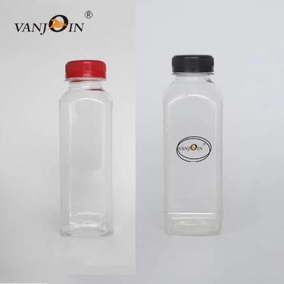 China food & Beverage Packaging Factory Suppliers Cold Brew 500ml PET Plastic Clear Bottle For Cold Juice Beverage for sale