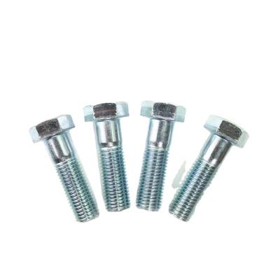 China Q195 35K ML35 High Tensile Galvanized Steel Silver Black Hex Head Bolts Bolts for sale