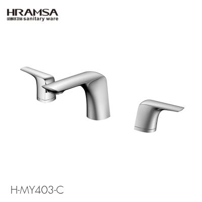 China High Quality Metered Faucets GLOBE Antique Color Basin Sink 3 Hole Bathroom Faucet for sale