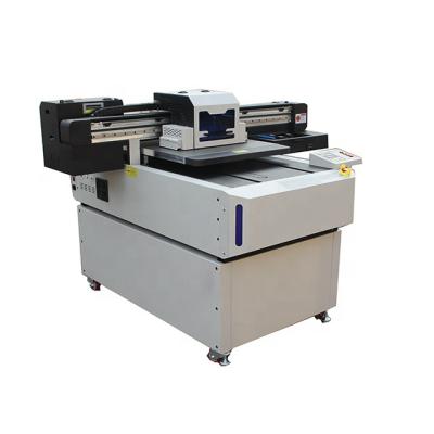 China Indoor Outdoor Advertisement Digital Inkjet  Flatbed 6090 UV Printer XP600 Print Head Flatbed UV Printer for sale