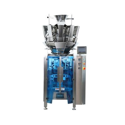 China Food 10 Head Multihead Weigher Vertical Packaging Machine Combined Weighing And Packaging System for sale