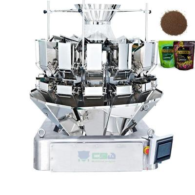 China Food 14 head multihead weigher coffee chocolate beans spice powder packaging machine for sale