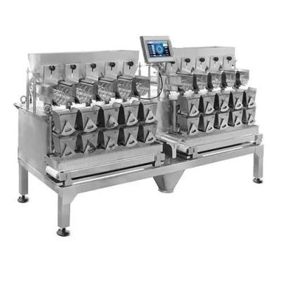 China Linear Food 8 Heads Combination Multihead Weigher Potato Tomato Garlic Apple Packaging Machines for sale