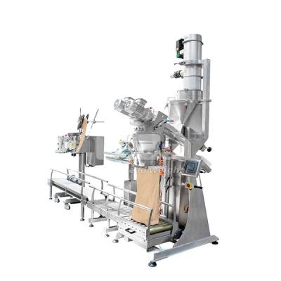 China Chemical Automatic Combination Wheat Flour Grain Weighing Auger Powder Filling Machine for sale