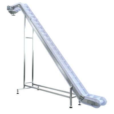 China Food Chain Plate Conveyor is used to transport granule or bulk solid materials to the next process for sale