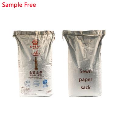 China BIODEGRADABLE Briquettes Bag 50 Kg Paper Potato 25kg Rice Powder Produce Bag for sale