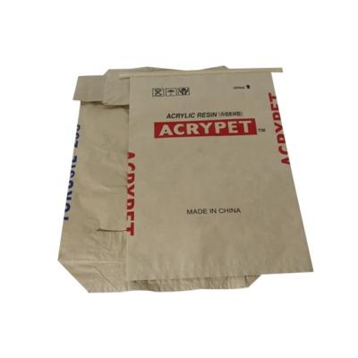 China 2 Layers Eco - Friendly Paper And PE Film Sewn Open Mouth Bag For Wheat Pet Food for sale