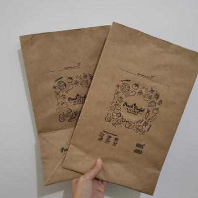 China Pharmacy Degradable Environmentally Friendly Paper Bags For Hospital Clinic Paper Bag Medical Waste Bag Environmentally Friendly Non-Toxic Degradable for sale