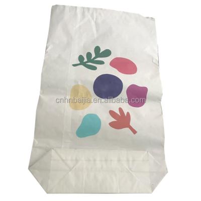 China 20kg 25KG Bag Food Grade Kraft Paper Bag Creamer Paper Packaging Without Any Resin Biodegradable Chemical Dairy for sale