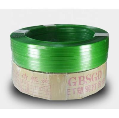 China 2021 Green 16mm Package Strap PET Plastic Strapping PET Polyester Strapping Machine Packing Machine for sale