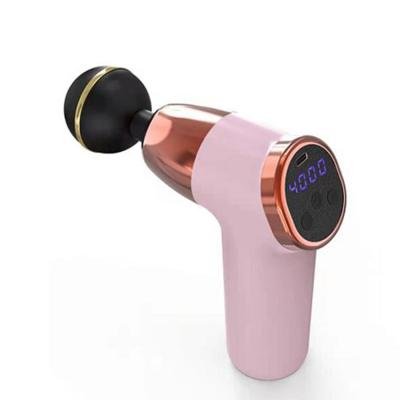 China OEM KH525 Massage Gun Body Massage Gun Mini Muscle Relaxation Gun CE ROHS ABS Rechargeable Mini Electric Vibration Wholesale Rechargeable (Pink) for sale