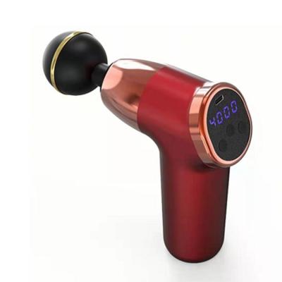 China OEM KH525 Massage Gun Body Massage Gun Mini Muscle Relaxation Gun CE ROHS ABS Rechargeable Mini Electric Vibration Wholesale Rechargeable (Red) for sale