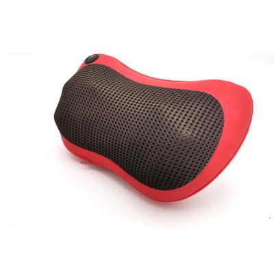 China PX-XP01 RTS Shiatsu Heating Infrared Neck Massager Kneading Rechargeable Pillow (RED) For Car/Home Use for sale