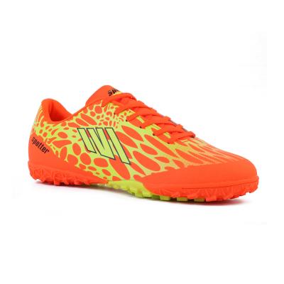 China EVA Original Professional Custom Sports Mens Orange Soccer Training Shoes for sale