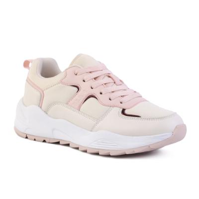 China Late summer casual shoes lightweight cheap ladies branded pink sneakers 2021 fashion for sale