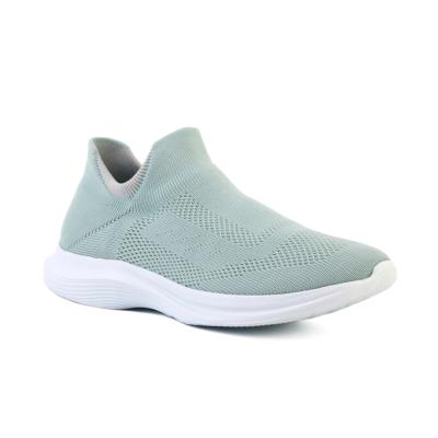 China Breathable EVA Mesh Platform Wedge Slip On Running Sneakers Factory For Women for sale