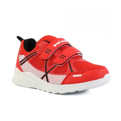 China EVA New Style Boys Running Shoes Unisex Sporty Red Kids For Kids for sale