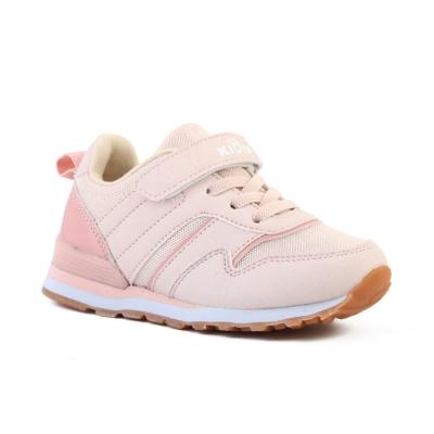 China Pink Round Breathable Suede Summer Casual Sneakers Wear Shoes For Kids Girls for sale