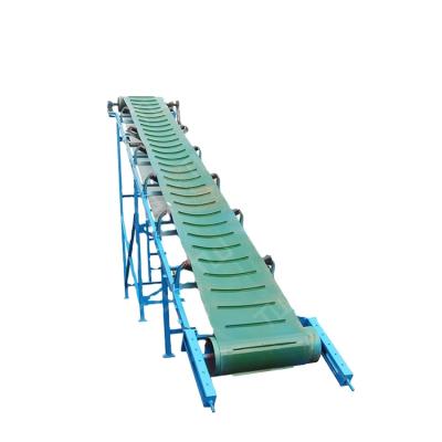 China Heat Resistant Stone Carbon Steel Fertilizer Coal Moving Inclined Food Belt Conveyor For Bags for sale