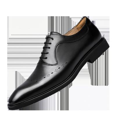 China New Deodorization Factory Price Genuine Leather Luxury Italian Stylish Men's Handmade Oxford Shoes for sale