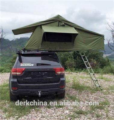 China Extended Type Roof Tent 3.1x1.4M Camper Trailer 4WD 4X4 Motorhome Top Rack With Ladder for sale