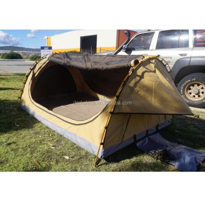 China Free Standing Camouflage / Field Double Game Loot Tent With 340g Canvas Fabric for sale