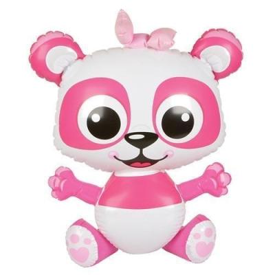 China Factory Custom 3D Party Decoration Animal Pink Eco - Friendly Panda Bear Inflatable Animal Toys For Kids for sale