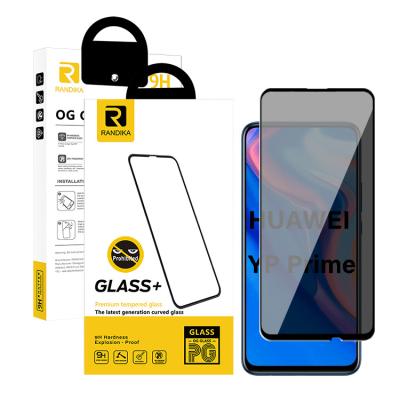 China popular Anti-fingerprint item 1pack anti-spy for HUAWEI Y9 PRIME 2019 screen protector original 2.5d tempered glass for sale