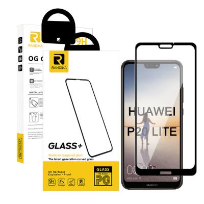 China online sale Anti-fingerprint 1pack HD for HUAWEI P20 Lite NOVA3E ultra clear silk screen protector hd tempered glass screen protector printing for sale