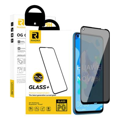 China popular item 1pack Anti-fingerprint anti-spy for HUAWEI NOVA5i 6SE 7I P40 LITE P40 lite E anti mobile tempered glass perp screen protector for sale