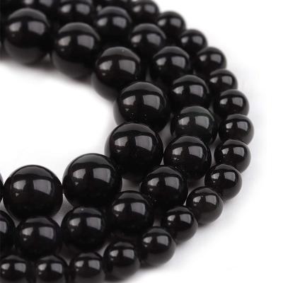 China Beading Fashion Jewelry Making Natural Matte Frosted Gemstone Bead Necklace Bracelet Semi Precious Round Beads for sale