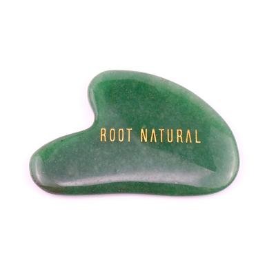 China Manufacturer Wholesale Scraping Massage Factory Lowest Price Jade Material Natural Green Jade Material Gua Sha Board for sale