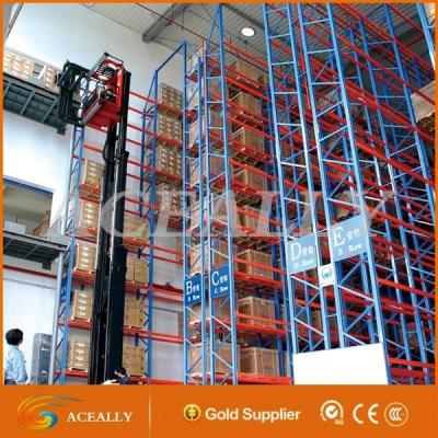 China High Corrosion Protection Storage Density Warehouse Racking System , VAN Racking for sale