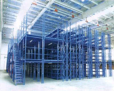 China Corrosion Protection Multi Level Prefab Pallet Rack Supported Steel Mezzanine Floor for sale