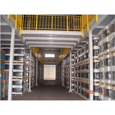 China Industrial Steel Platform , Pallet Shelving Rack Mezzanine 600kgs/ Square Meter for sale