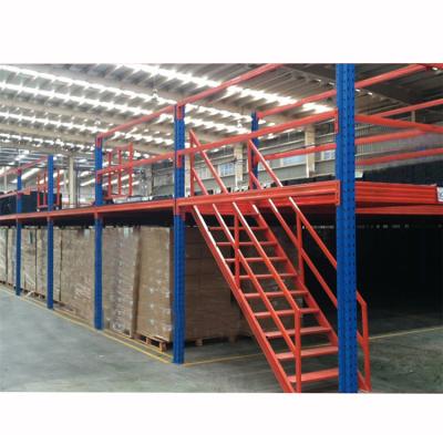 China Corrosion Protection Deck Structure Steel Mezzanine Floor Drawing CAD Racking For Sale for sale