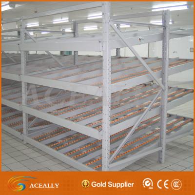 China Corrosion Protection Warehouse Storage, Gravity Style Cardboard Flow Rack for sale