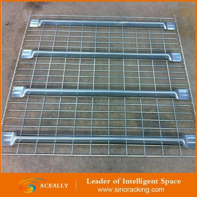 China Plain Weave Pallet Rack Accessories Warehouse Storage Welded Wire Mesh Decking for sale