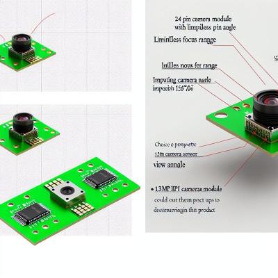 China 24 Pin MIPI Camera Module With Limitless Focus Range And Impressive 150° View Angle for sale