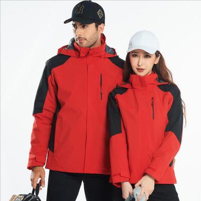 China Winter Breathable Waterproof Wholesale Classic Detachable Men's Hat Jacket Ski Outdoor Jacket for sale